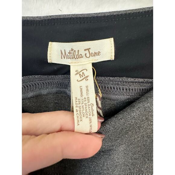 NWT Matilda Jane Gray Ponte Wonder Legging Pants M - Picture 3 of 6